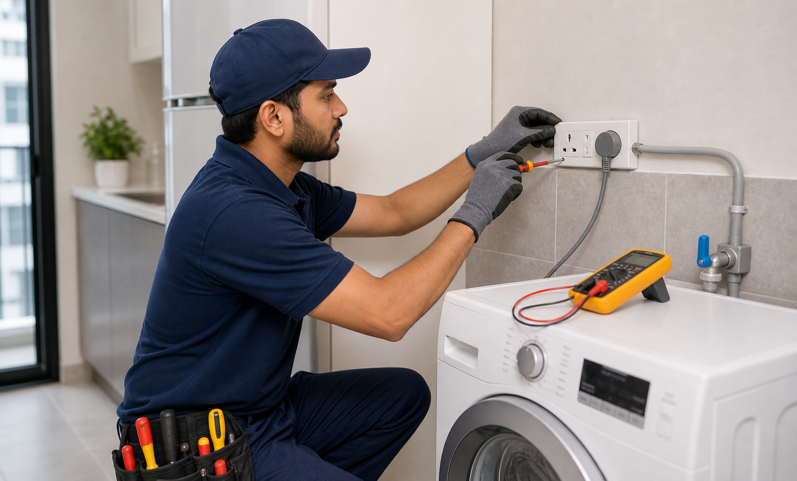 Appliance power point installation