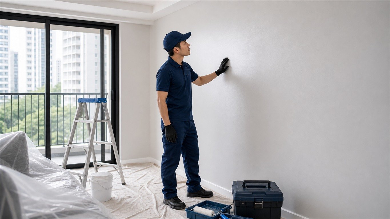 Clean finishing after painting